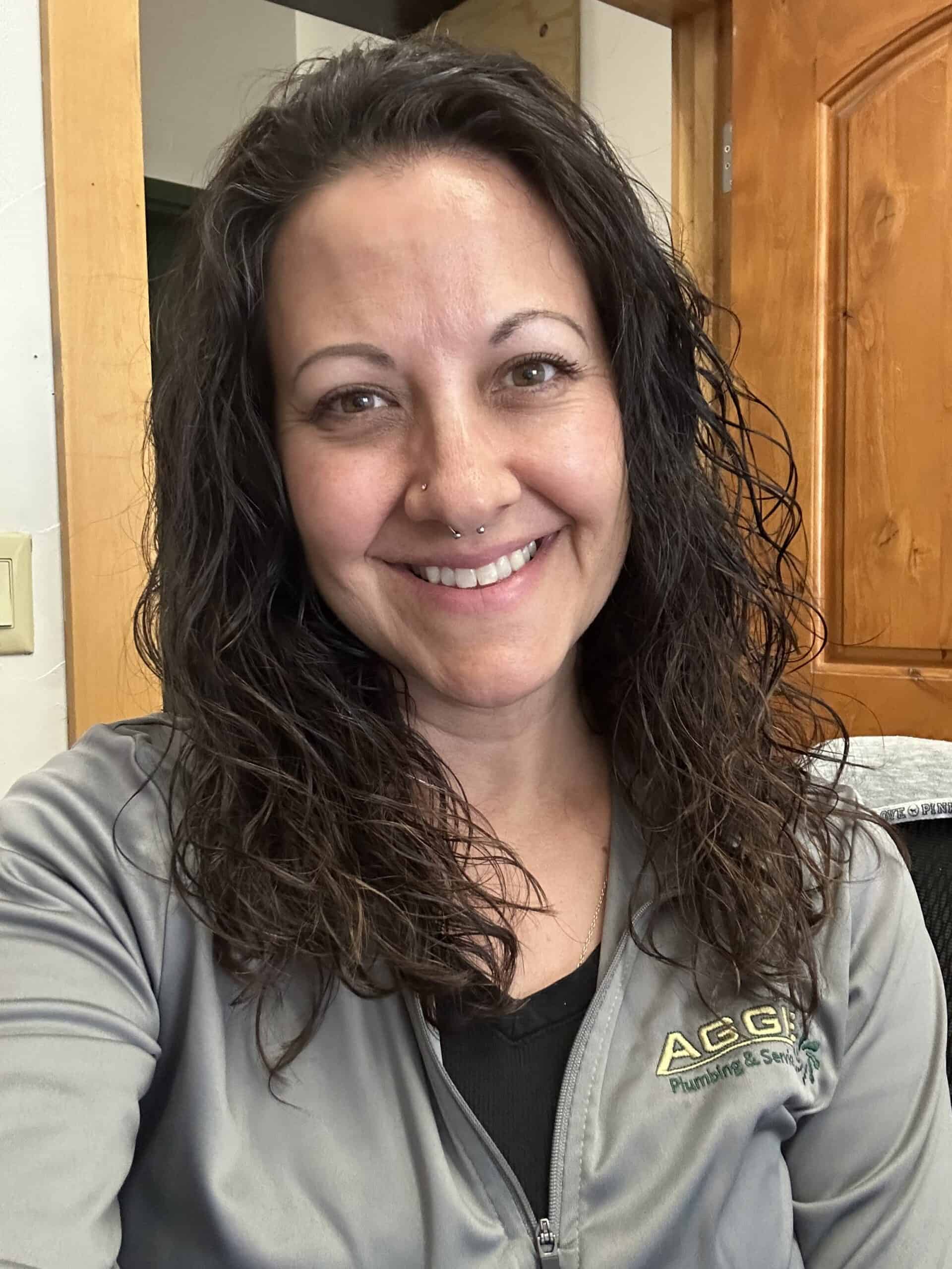 photo of the service and office coordinator for aggie plumbing